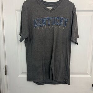 Pressbox Kentucky Wildcats Charcoal V-Neck Tee